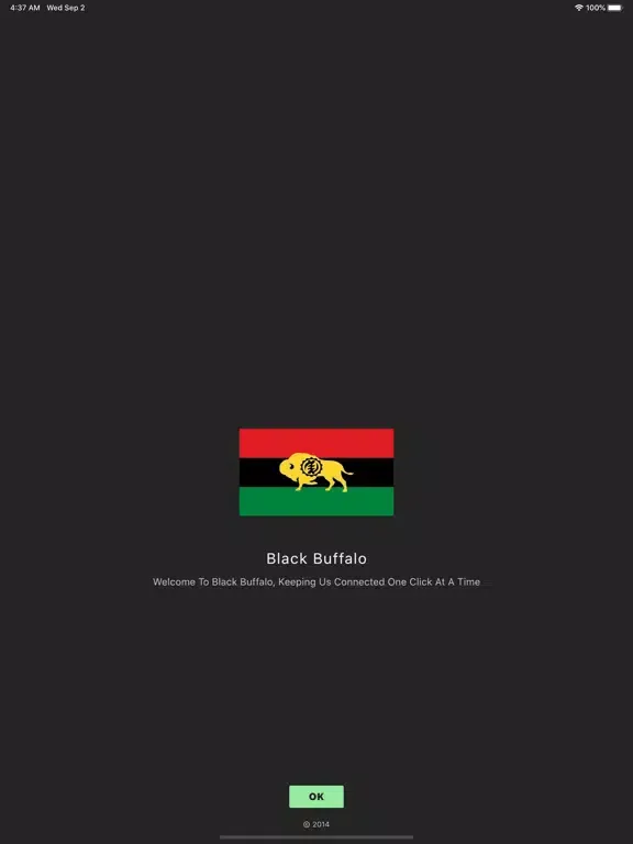 Tangkapan skrin Black Buffalo Mobile iPad 