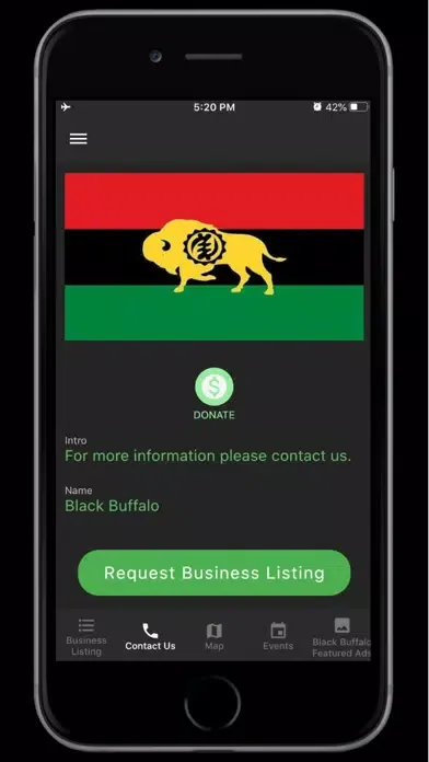 Tangkapan skrin Black Buffalo Mobile