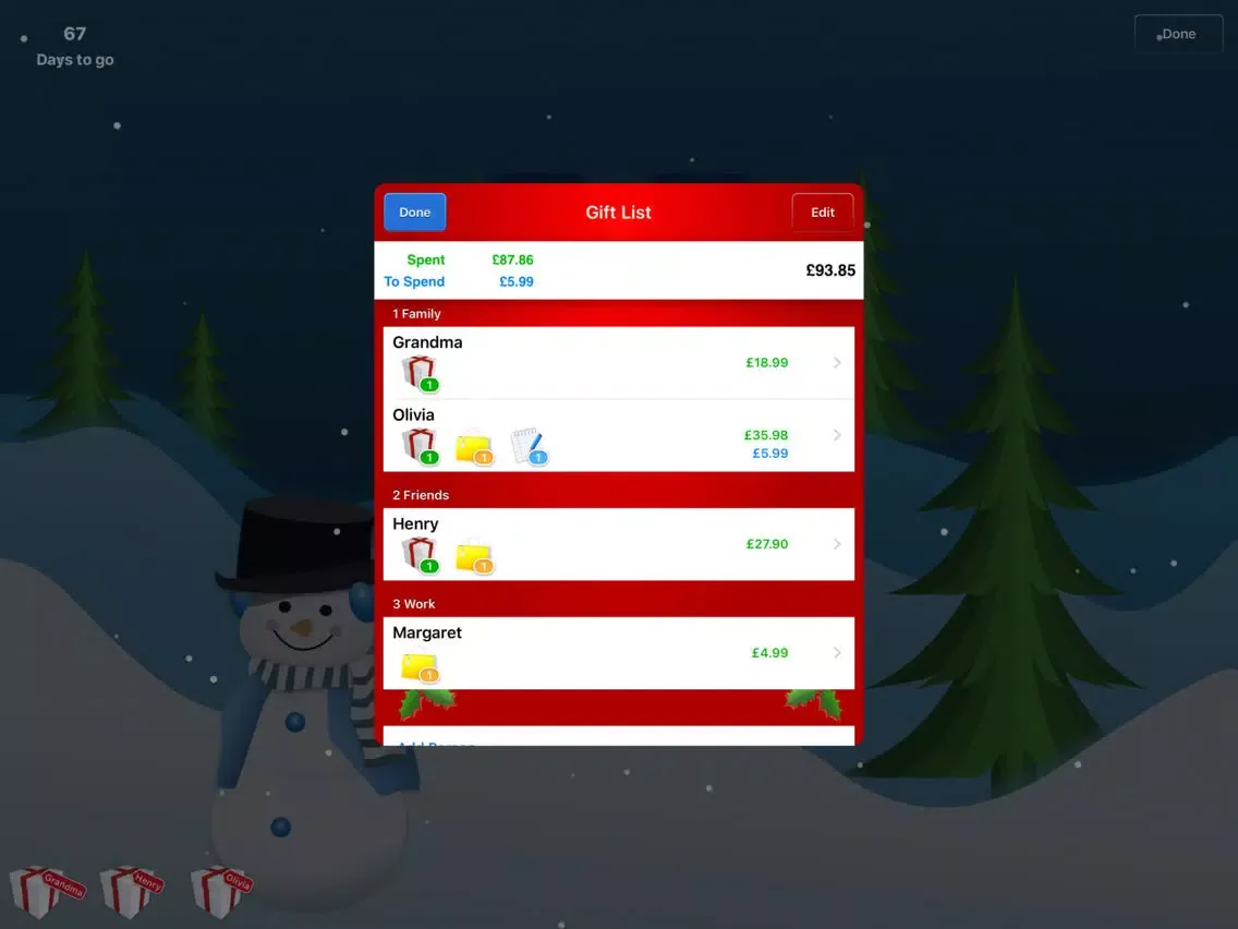 Santa Shop HD iPad  스크린샷
