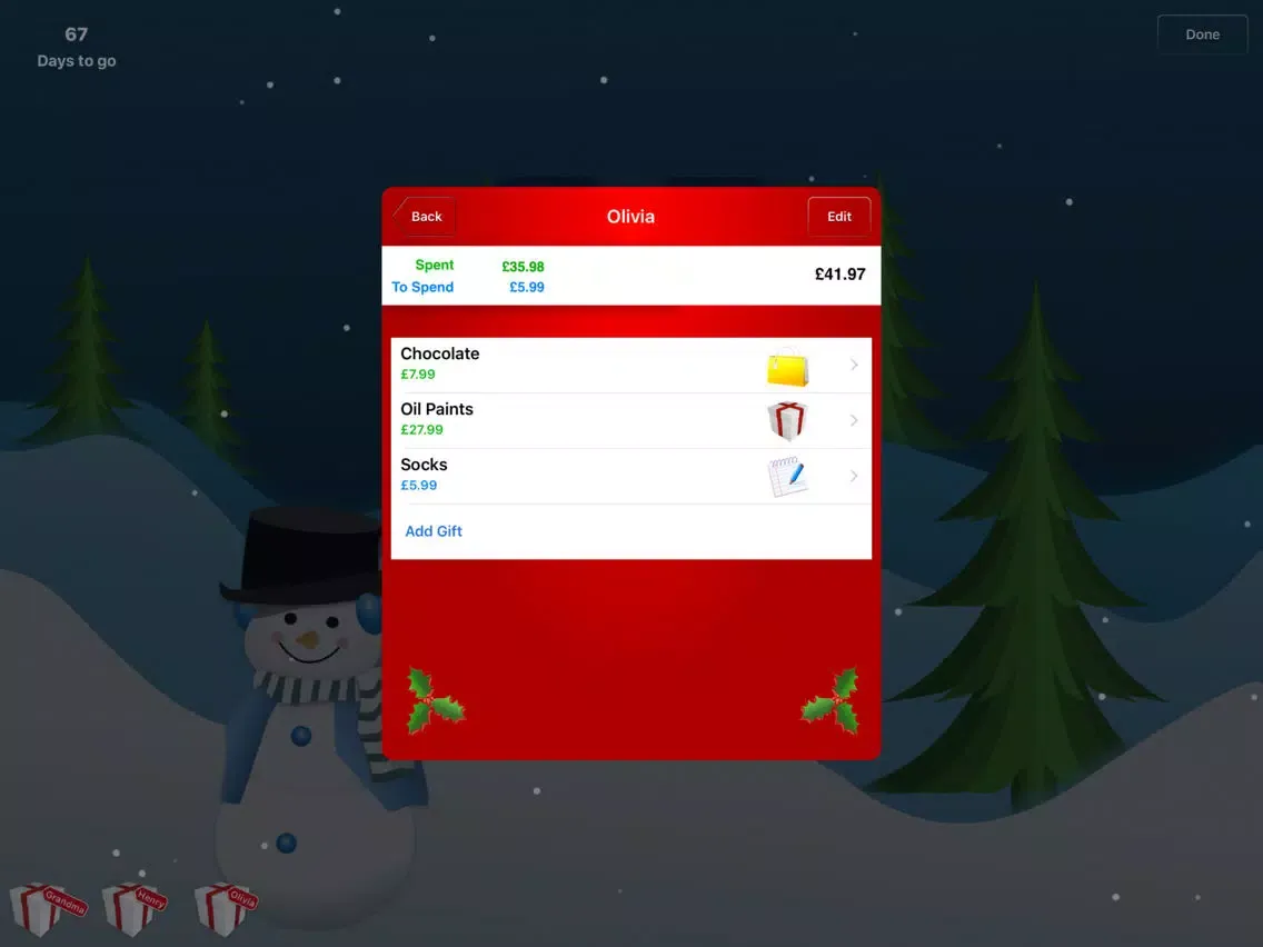 Santa Shop HD iPad  스크린샷
