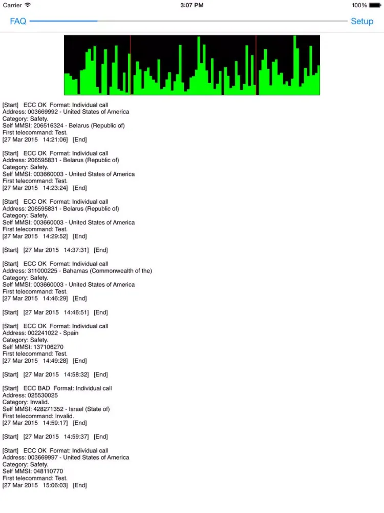 GMDSS Global Marine Distress and Safety System Decoder iPad  स्क्रीनशॉट
