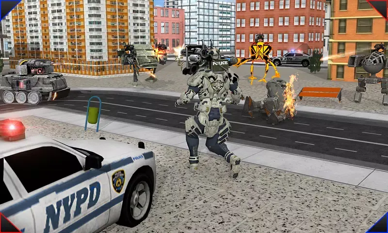 Tangkapan skrin Police Robot Transform Story