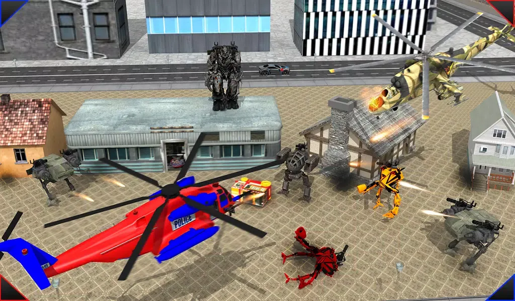 Tangkapan skrin Police Robot Transform Story