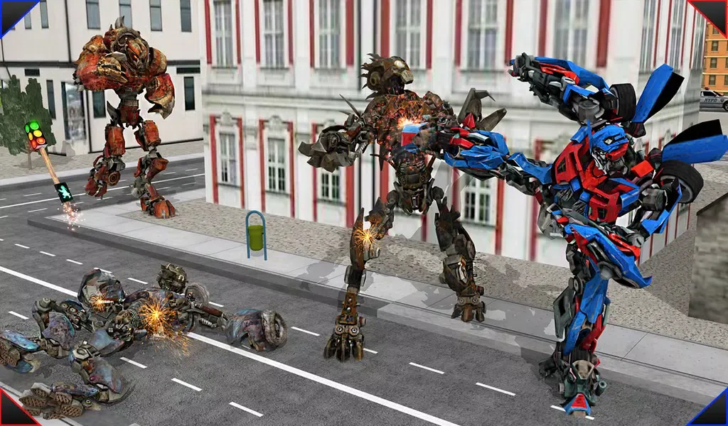 Tangkapan skrin Police Robot Transform Story