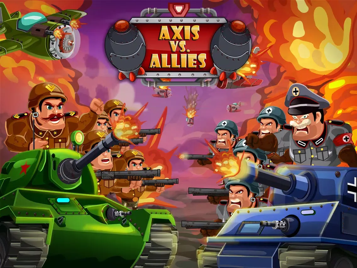 Axis Vs. Allies - Tower Defense 1942 iPad 应用截图