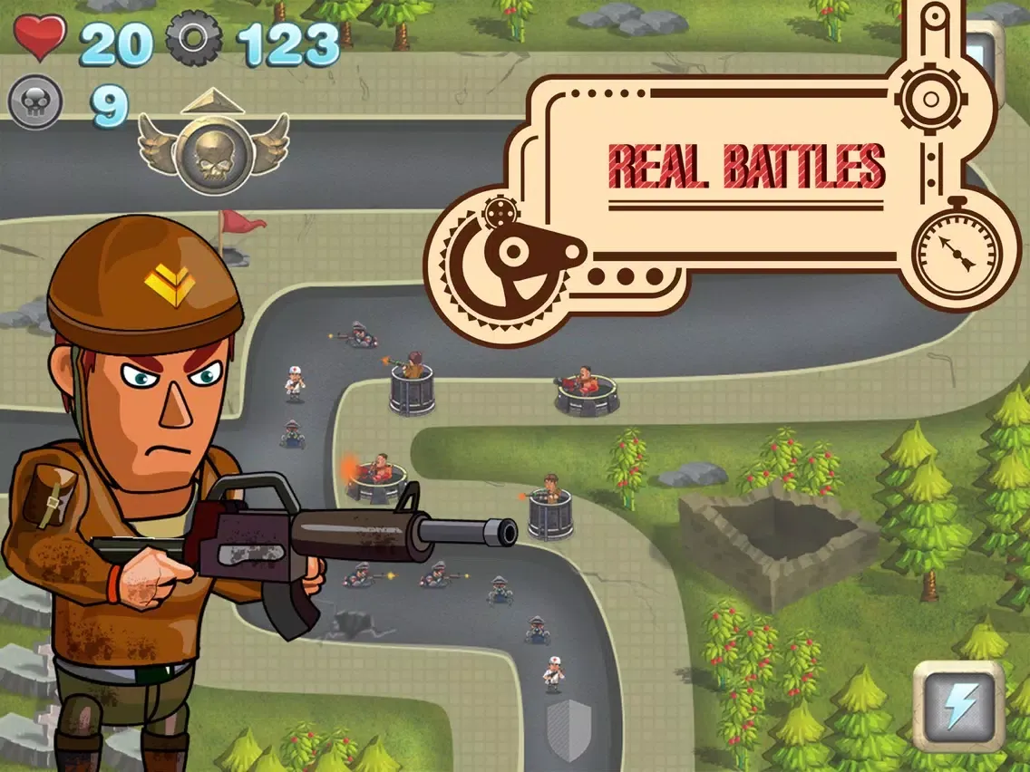 Axis Vs. Allies - Tower Defense 1942 iPad 应用截图