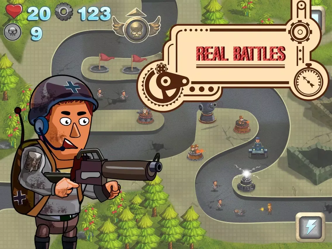 Axis Vs. Allies - Tower Defense 1942 iPad 应用截图