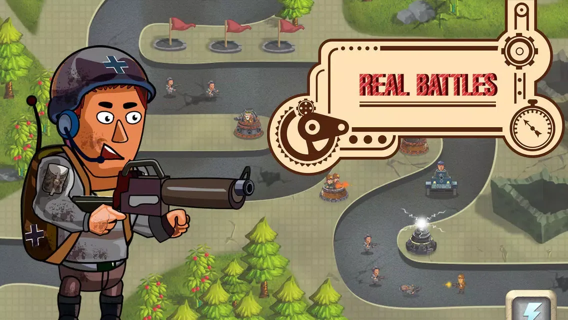 Axis Vs. Allies - Tower Defense 1942应用截图