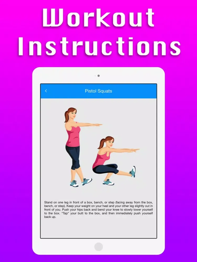 Pro 30 Day Fitness Challenge iPad  スクリーンショット