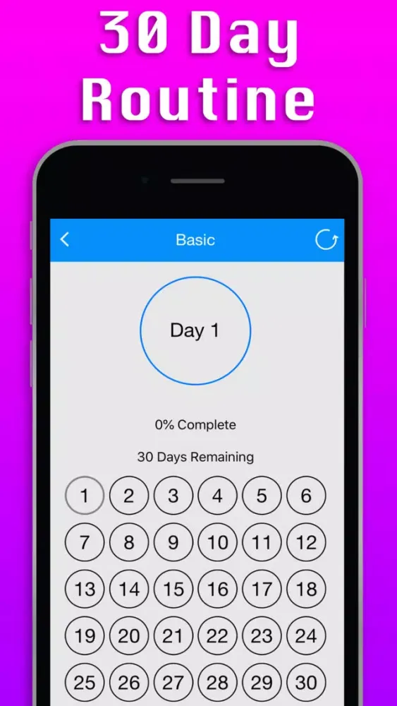 Pro 30 Day Fitness Challenge スクリーンショット