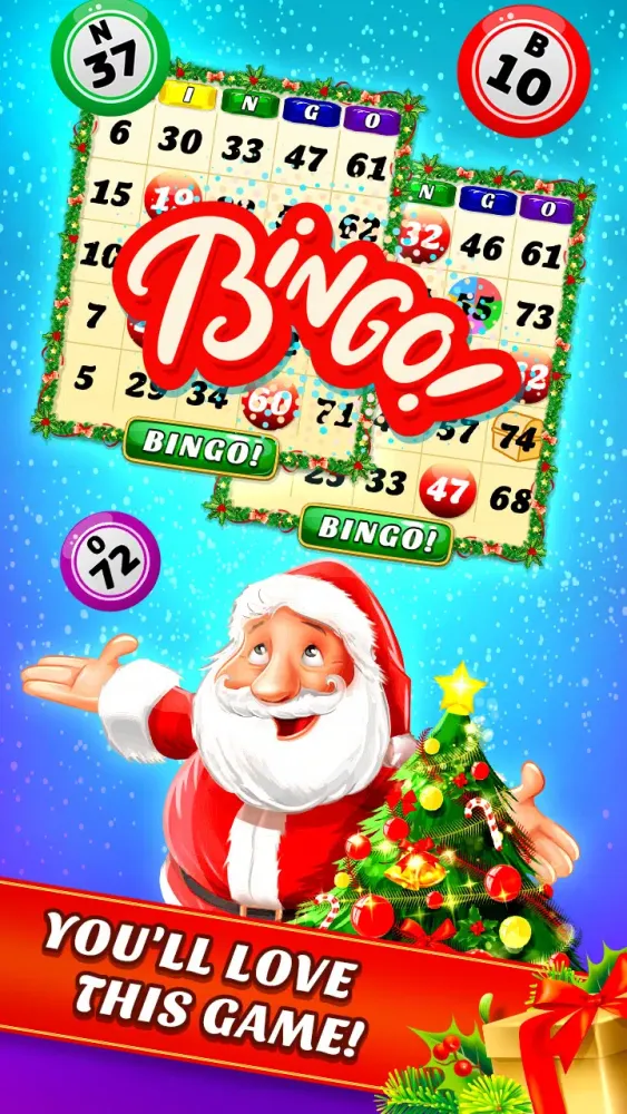 Tangkapan layar Christmas Bingo Santa's Gifts