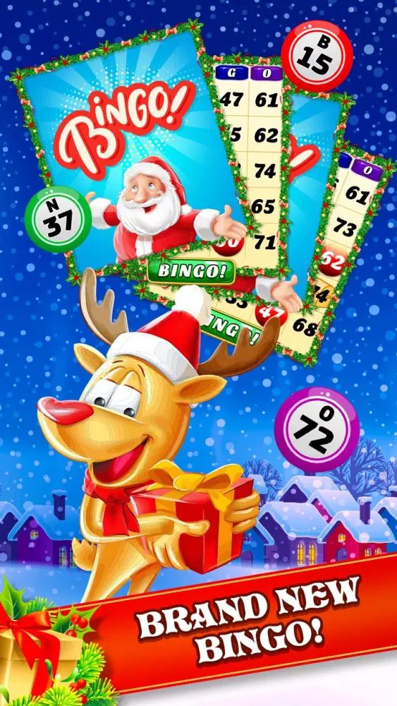 Tangkapan layar Christmas Bingo Santa's Gifts
