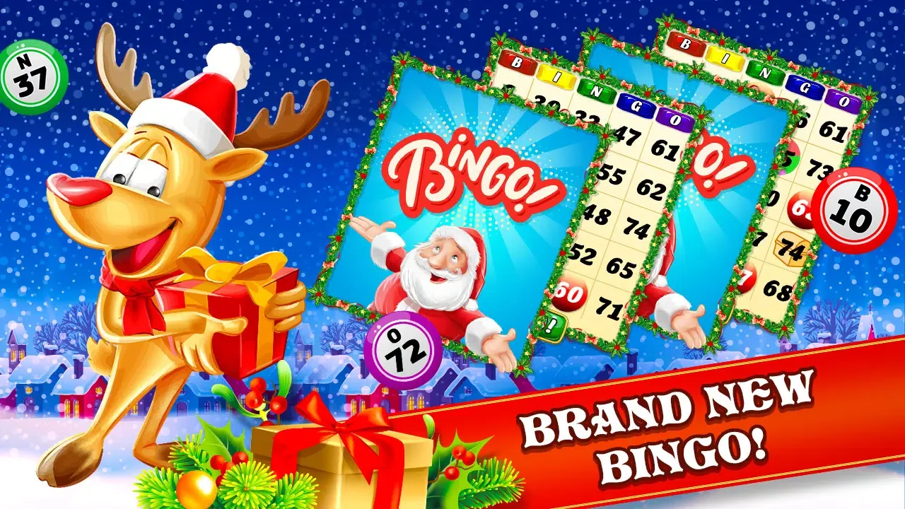 Tangkapan layar Christmas Bingo Santa's Gifts