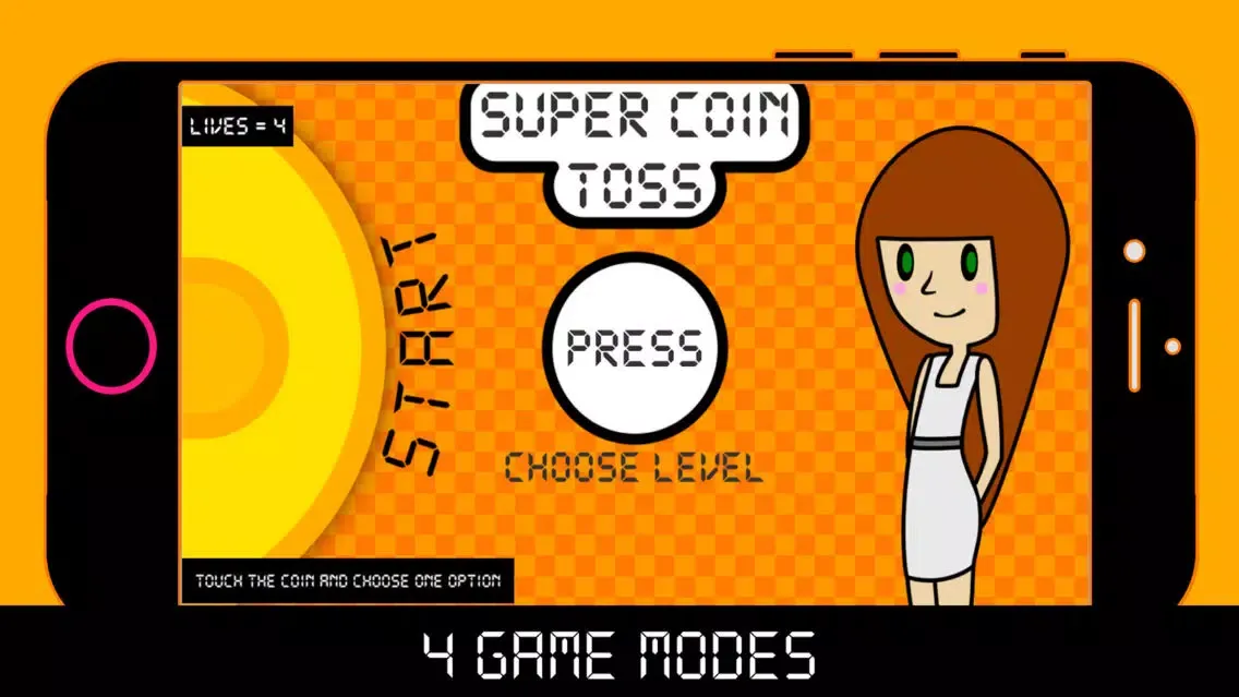 Tangkapan skrin Super Coin Toss