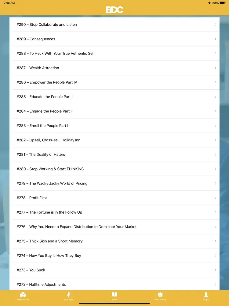 BDC Go iPad 应用截图