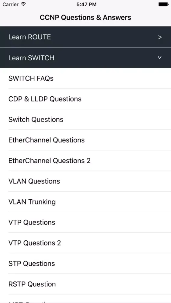 CCNP Question, Answer and Explanation应用截图