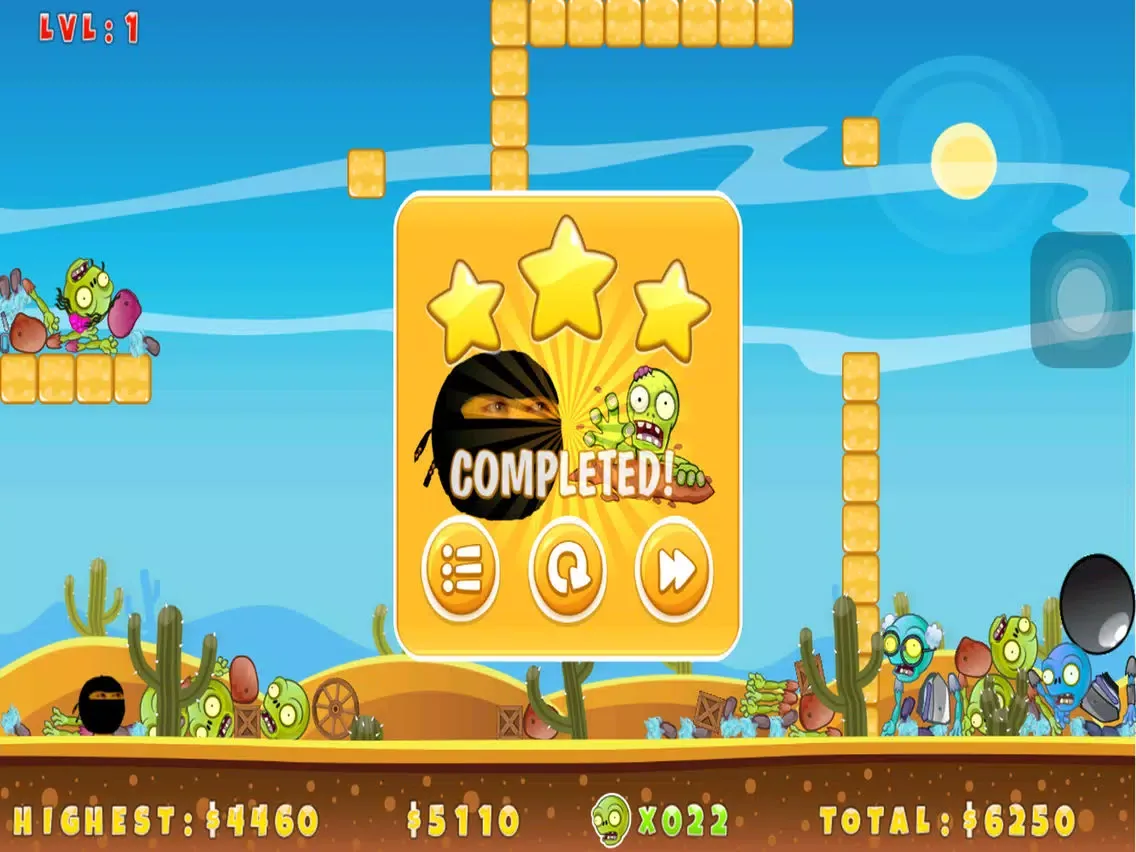 Nya Nya Orange: Zombie Apocalypse iPad  स्क्रीनशॉट