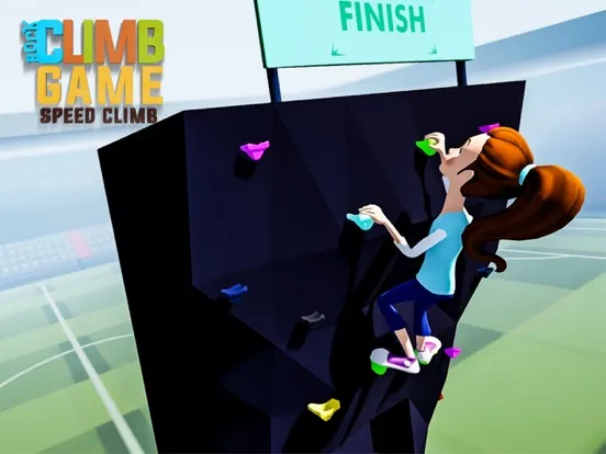 ภาพหน้าจอของ Rock Climbing Game-Speed Climb iPad 