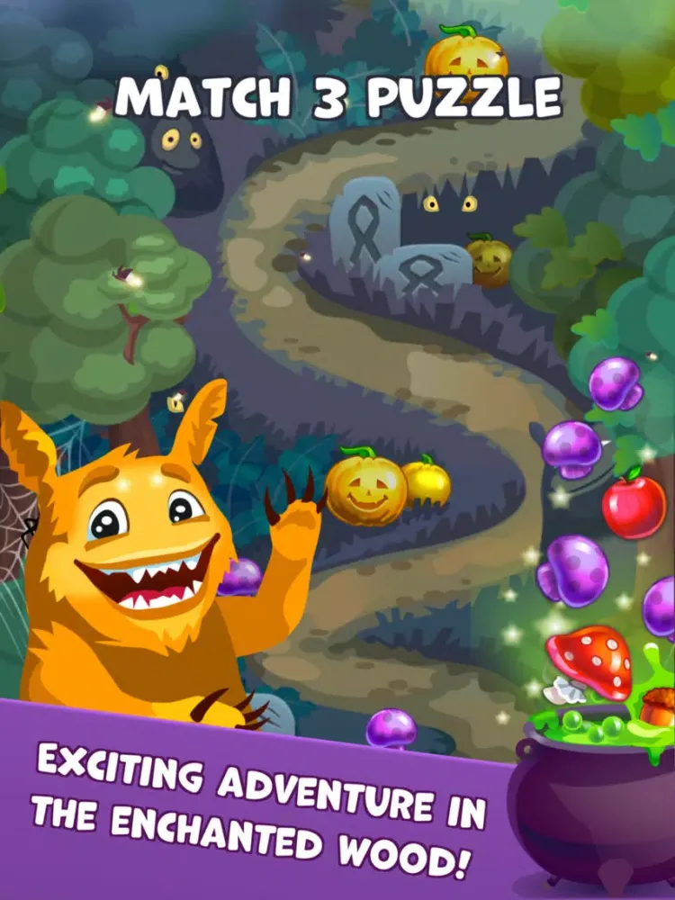 Captures d'écran de Charmwood - Magical Journey - Match 3 iPad 