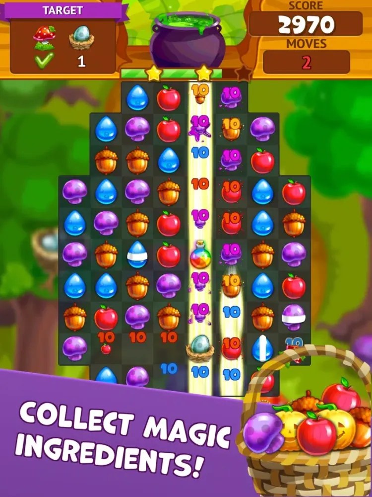 Captures d'écran de Charmwood - Magical Journey - Match 3 iPad 