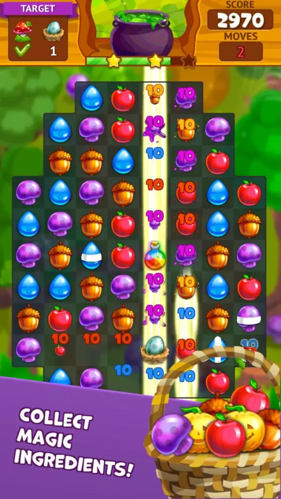 Captures d'écran de Charmwood - Magical Journey - Match 3