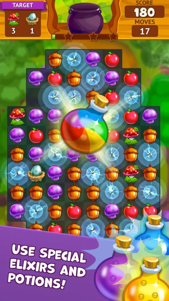 Captures d'écran de Charmwood - Magical Journey - Match 3