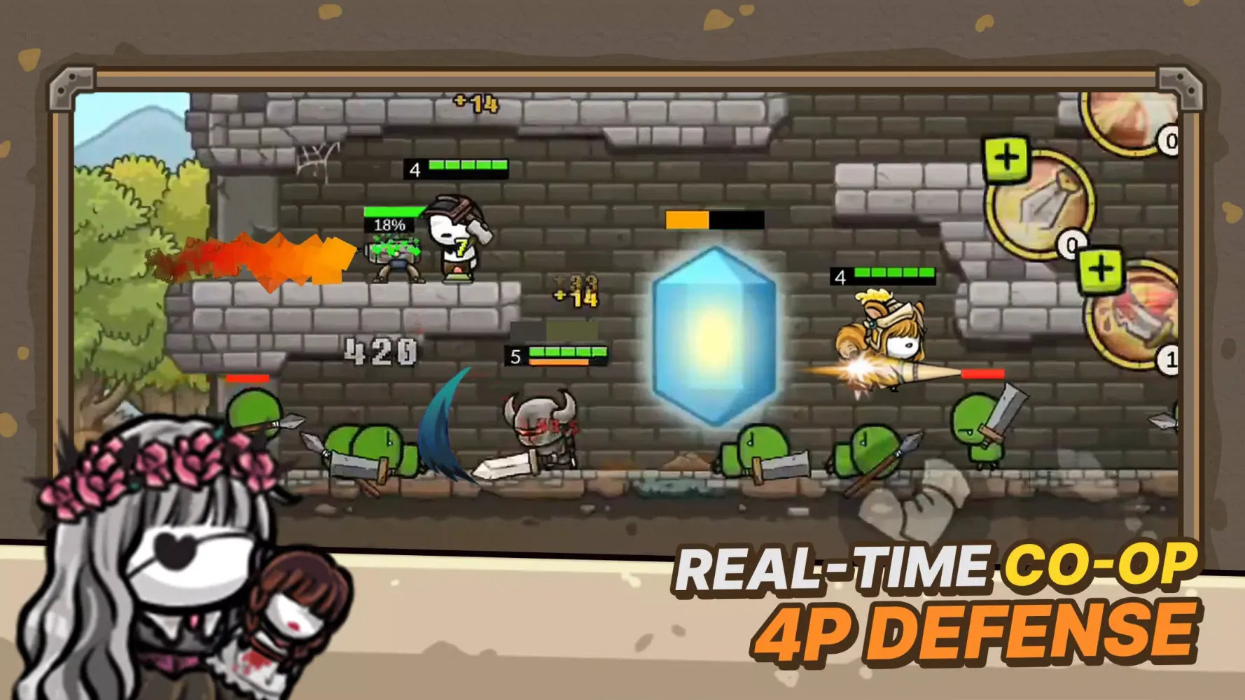 Captures d'écran de Castle Defense Online