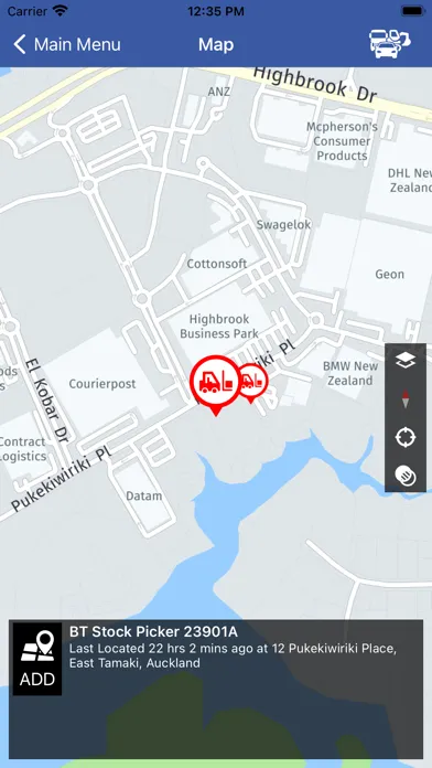 AB Equipment Telematics स्क्रीनशॉट