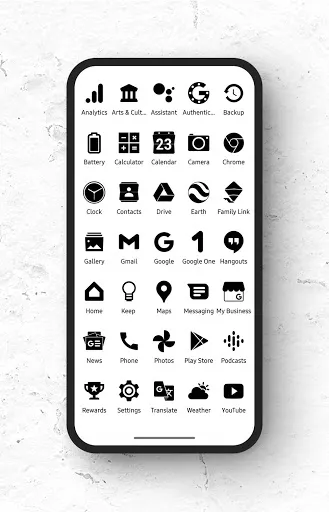 Zwart - Black Icon Pack Screenshots