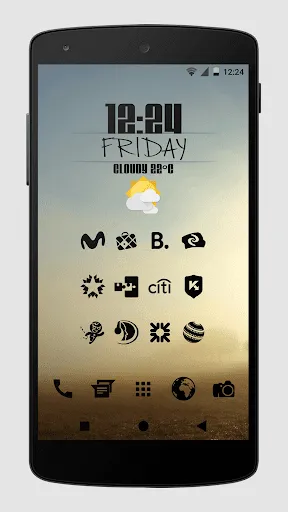 Zwart - Black Icon Pack Screenshots