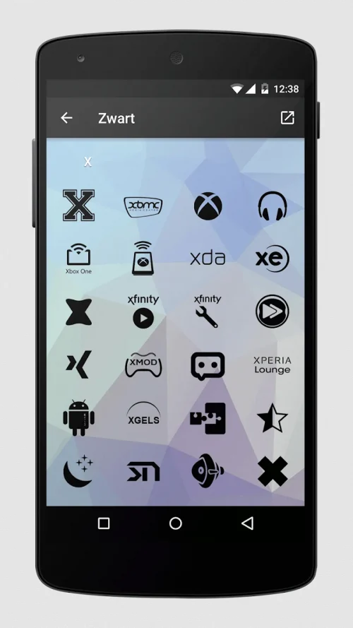 Zwart - Black Icon Pack-screenshot-5