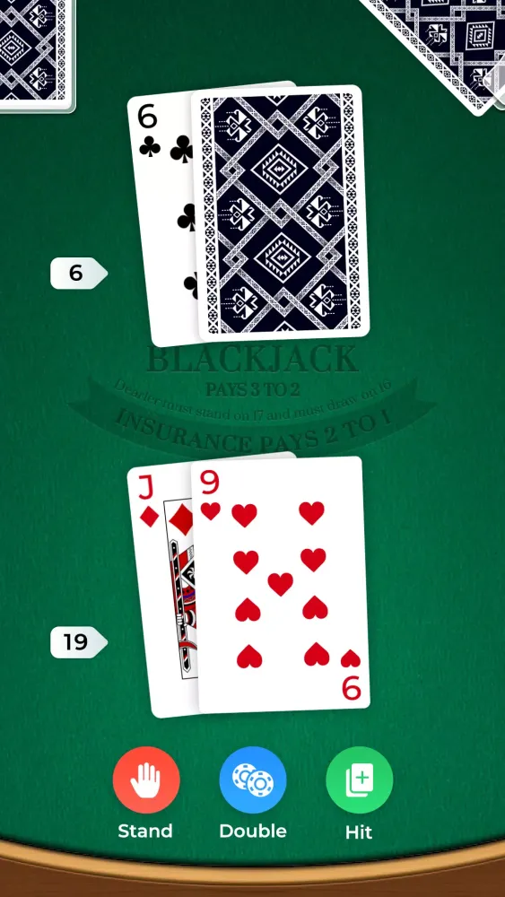 Blackjack应用截图