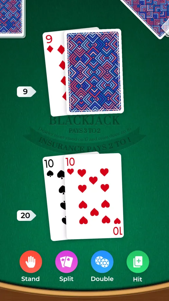 Blackjack应用截图