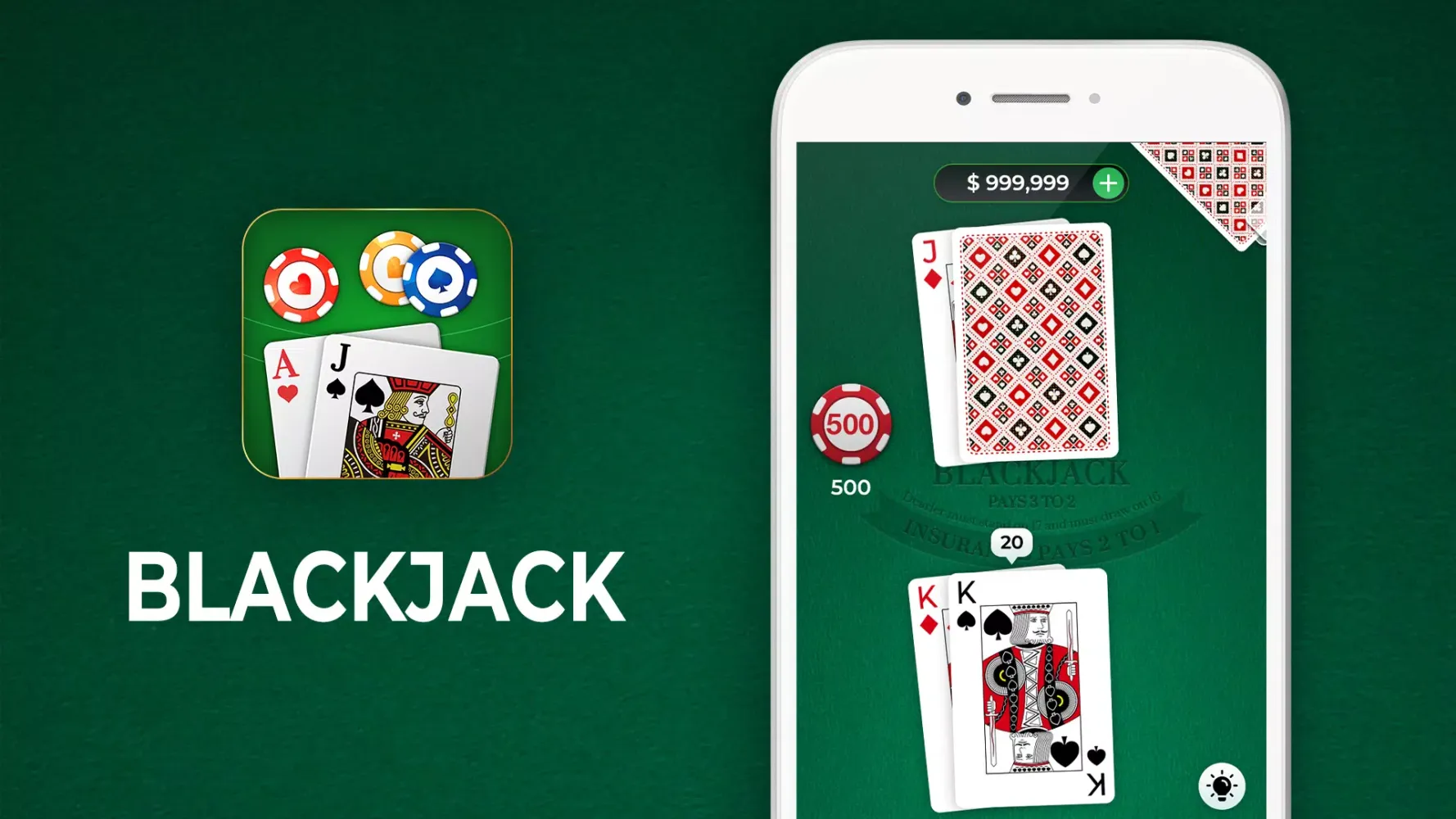 Blackjack应用截图