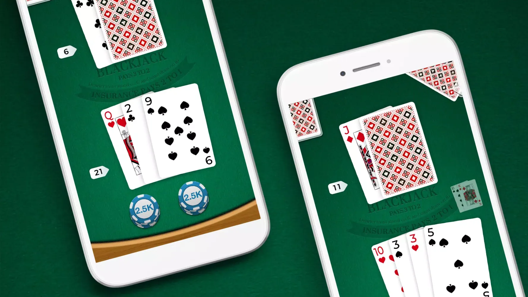 Blackjack应用截图