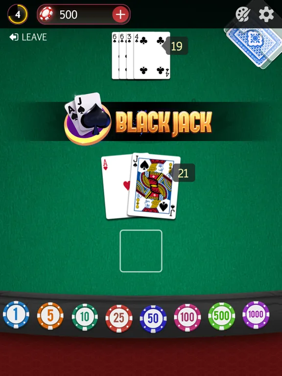 Capturas de pantalla de Blackjack 21: Casino Game iPad 