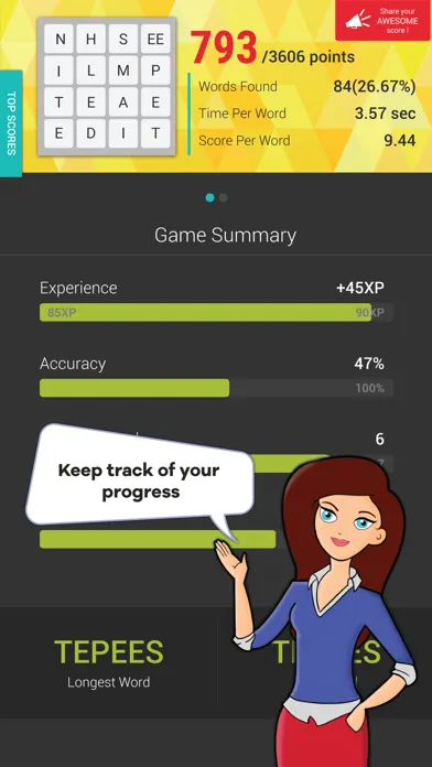 Wordathon: Classic Word game應用截圖