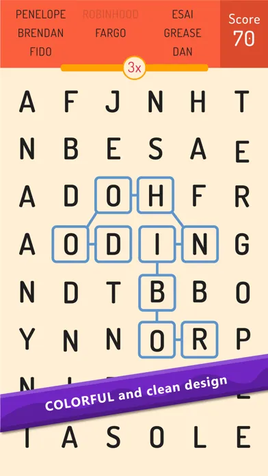 Zrzuty ekranu Word Search Games
