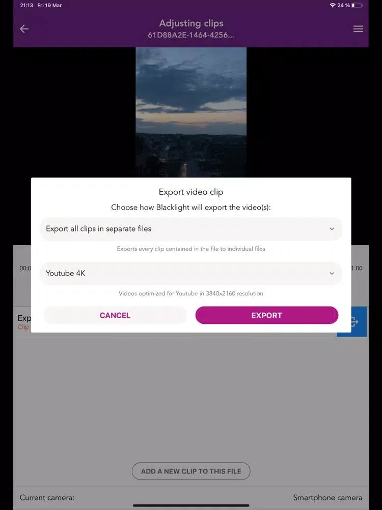 Screenshot di Blacklight: Cut and clip iPad 