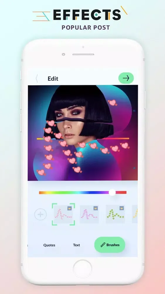 Captures d'écran de Top Likes Moments - Post Maker