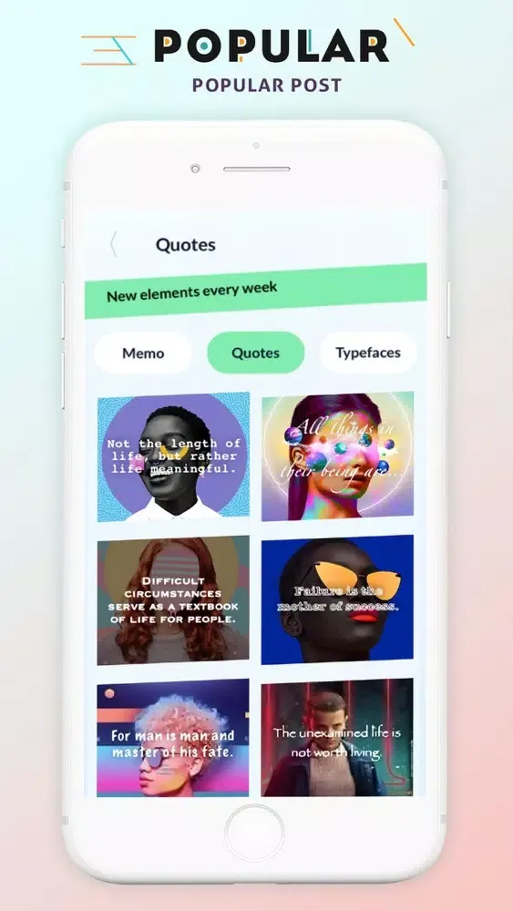 Captures d'écran de Top Likes Moments - Post Maker