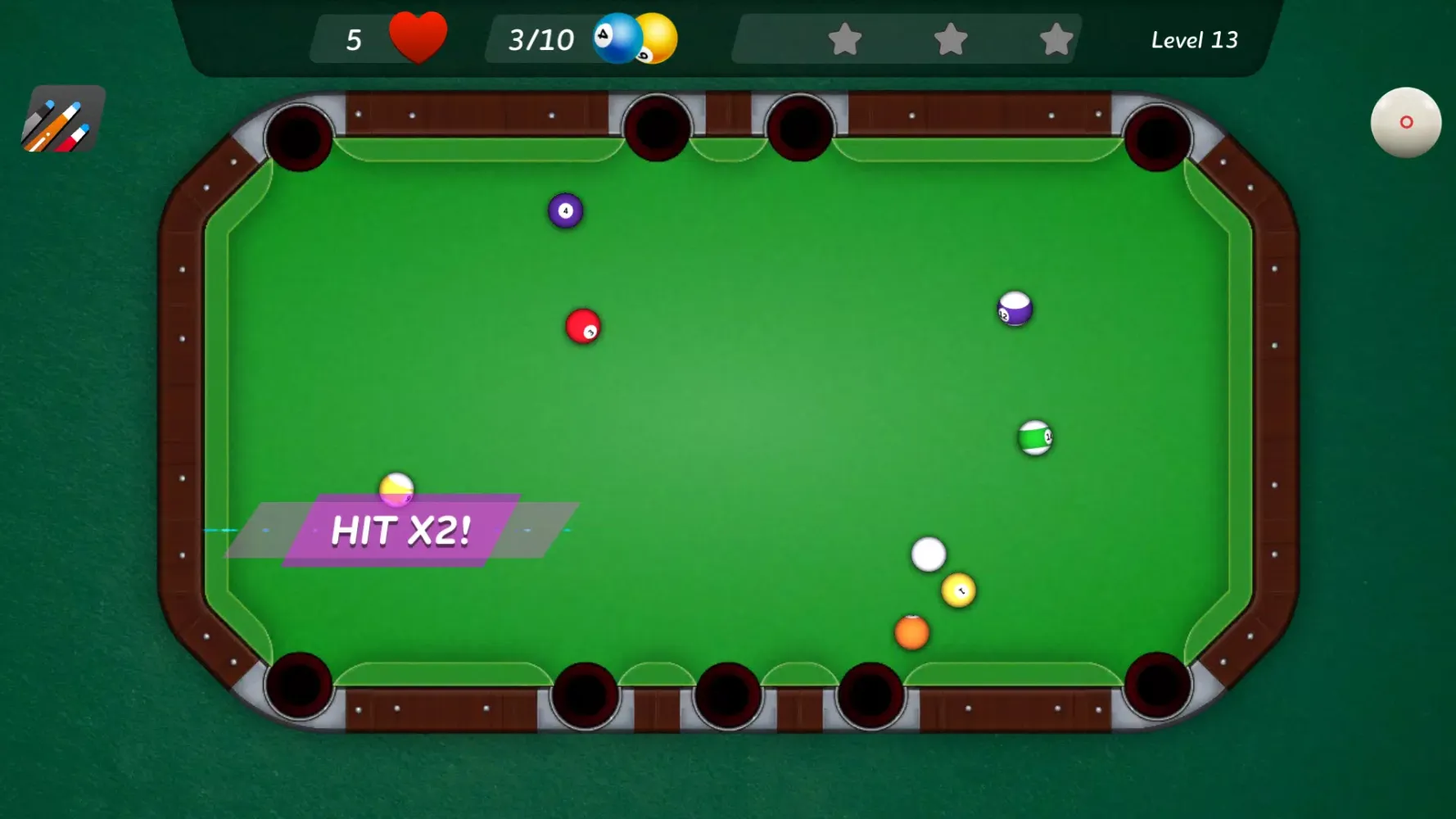 Screenshot di Pool Pocket - Billiard Puzzle