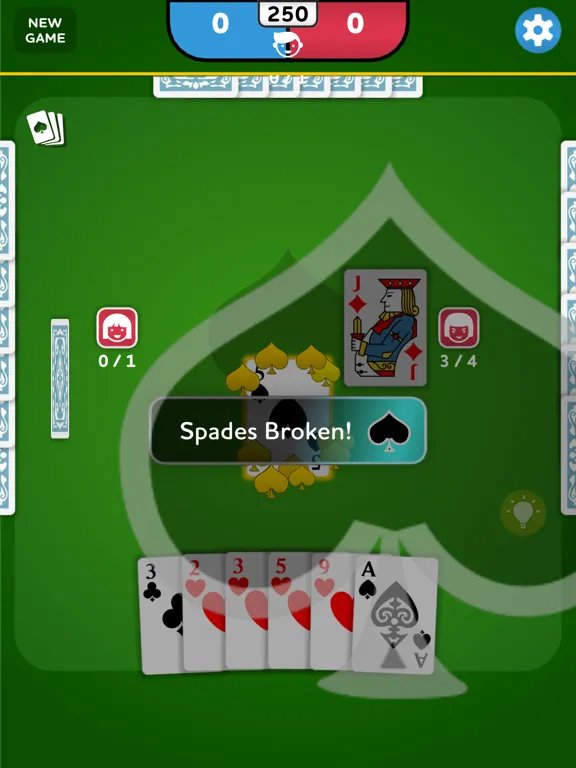 Capturas de tela do Spades - Cards Game iPad 