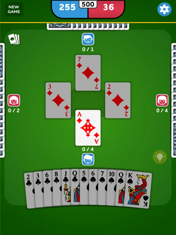 Capturas de tela do Spades - Cards Game iPad 