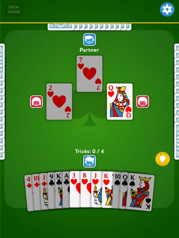 Capturas de tela do Spades - Cards Game iPad 