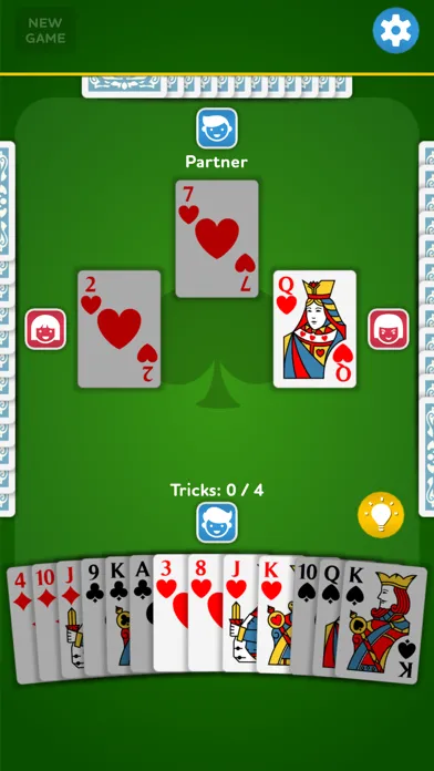Capturas de tela do Spades - Cards Game