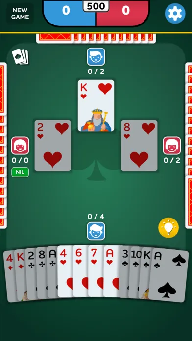 Capturas de tela do Spades - Cards Game