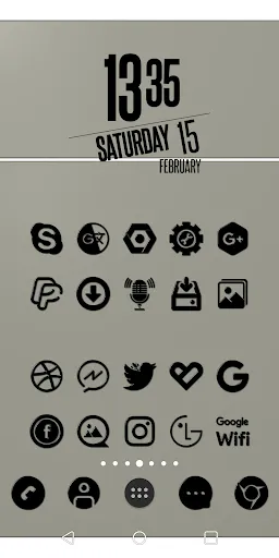 Tangkapan skrin Black-PD Icon Pack