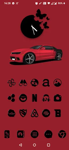 Tangkapan skrin Black-PD Icon Pack