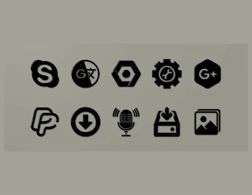 Black-PD Icon Pack-screenshot-1